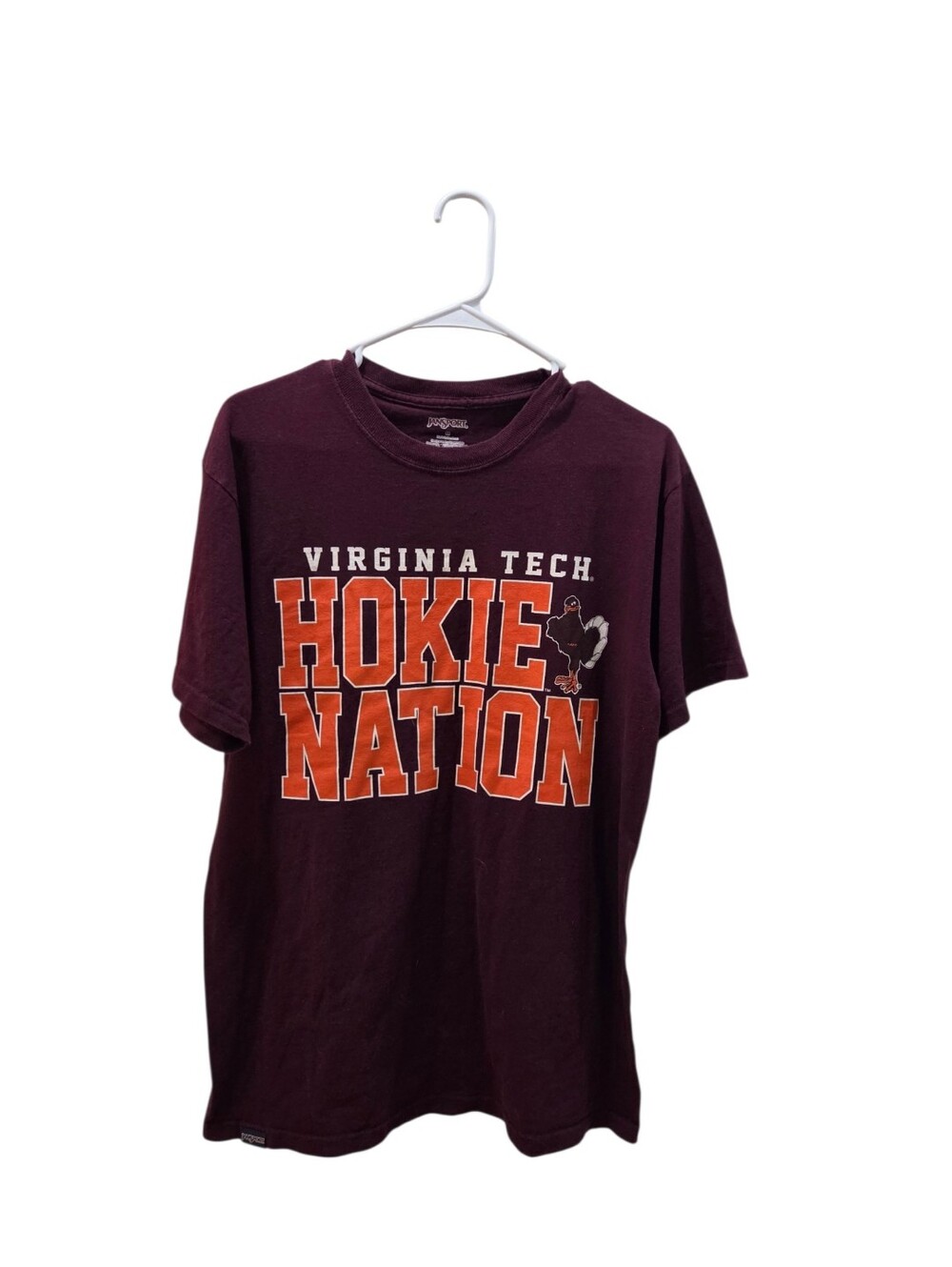Virginia Tech Women's' Size M Short Sleeve T-Shirts Lot of 2- Orange & Maroon - Picture 6 of 7